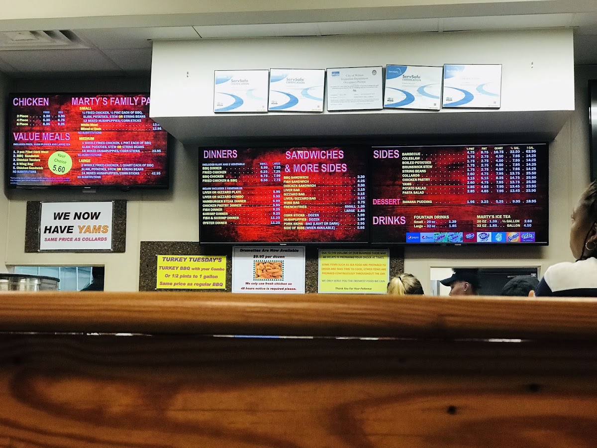 Marty's BBQ Menu - Image 3